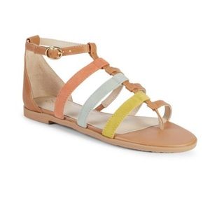 Seychelles Contribution Suede Flat Gladiator Sandal